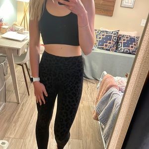 Balance Black Leopard Leggings
